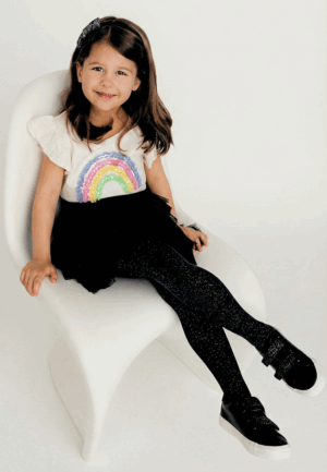 rajstopy dziecie noviti z brokatem