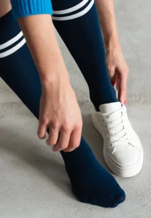 bawełniane podkolanówki damskie bezuciskowe