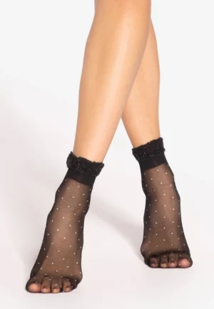 Skarpetki damskie Gatta Spring Vibes 06 Nero czarne