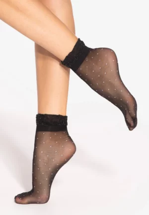 Skarpetki damskie Gatta Spring Vibes 06 Nero czarne