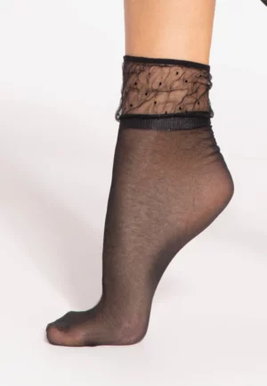 Skarpetki damskie rajstopowe Gatta Spring Vibes 07 Nero czarne