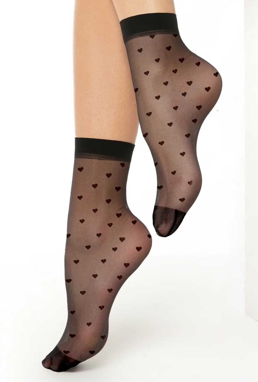 Skarpetki rajstopowe w serduszka Gatta Stylove 03